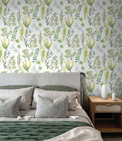 product image for Wild Garden Peel-and-Stick Wallpaper in Lemon Lime 82