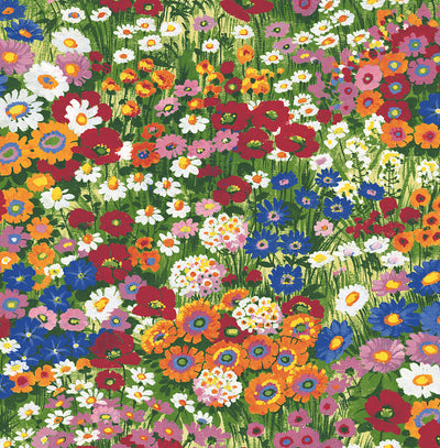 product image of Sample Floral Meadow Peel-and-Stick Wallpaper in Multicolored 57