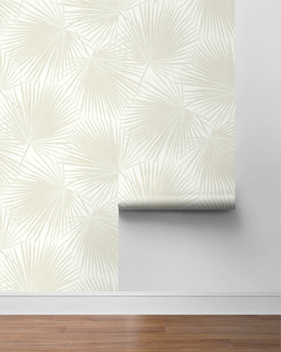 product image for Aruba Palm Peel-and-Stick Wallpaper in Sea Salt 68
