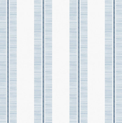 product image of Sample Beach Towel Stripe Peel & Stick Wallpaper in Blue Skies 588