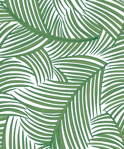product image of Sample Tossed Palm Fronds Peel & Stick Wallpaper in Greenery 531