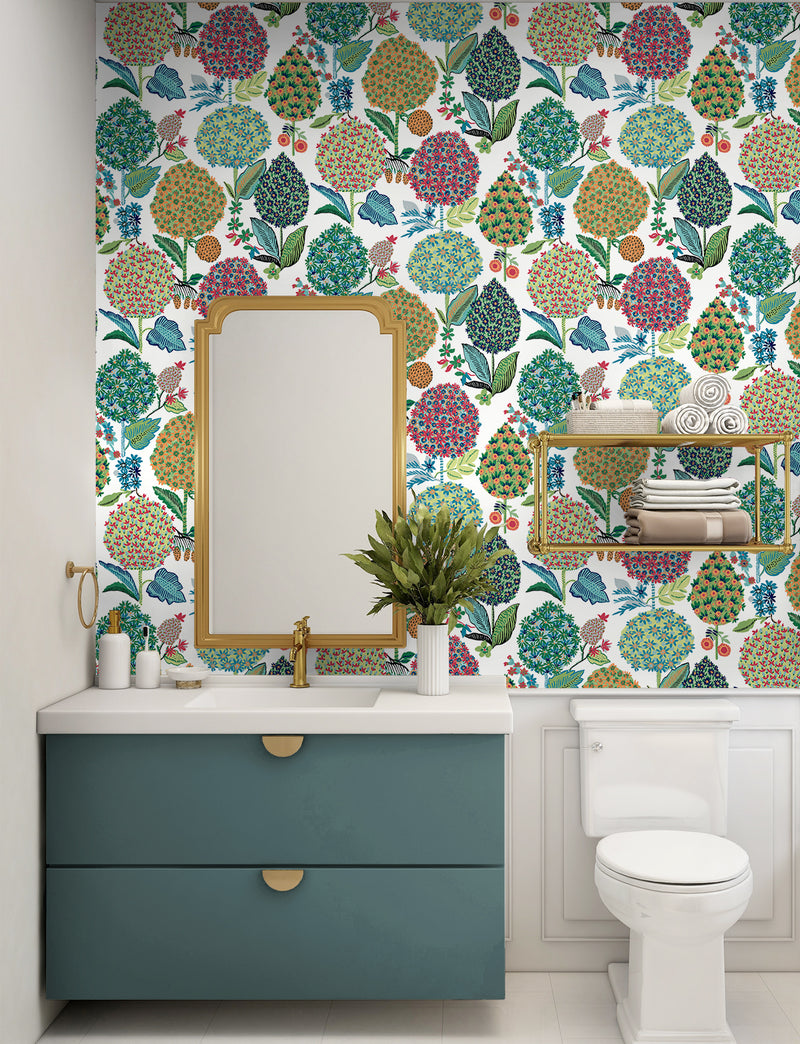 media image for Blooming Bulbs Peel & Stick Wallpaper in Summer Spritz 245