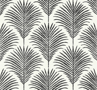 product image for Grassland Palm Peel & Stick Wallpaper in Inkwell & Off-White 78