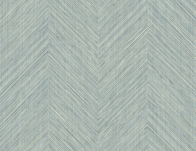 product image for Chevron Stripe Peel & Stick Wallpaper in Seabreeze 30