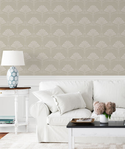 product image for Deco Floral Peel & Stick Wallpaper in Ashwood 1