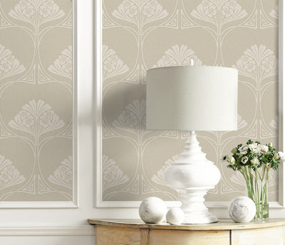 product image for Deco Floral Peel & Stick Wallpaper in Ashwood 32