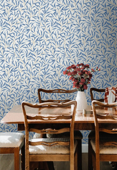 product image for Willow Trail Peel & Stick Wallpaper in Blue Lake 91