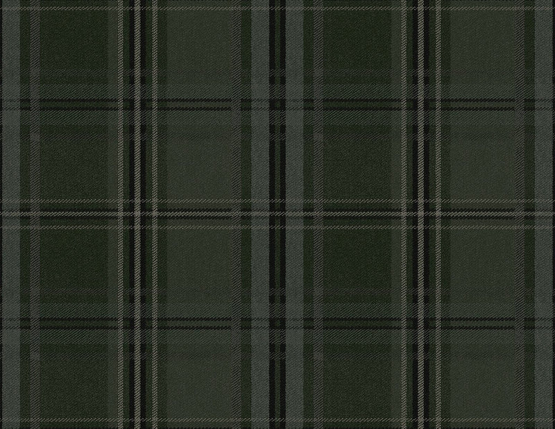 media image for Classic Plaid Peel & Stick Wallpaper in Evergreen 235