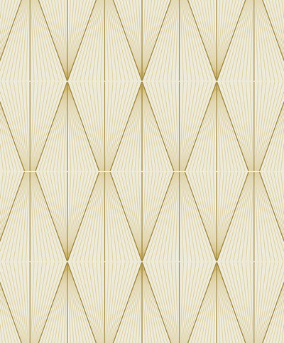 product image for Geo Diamond Peel & Stick Wallpaper in Goldenrod 48