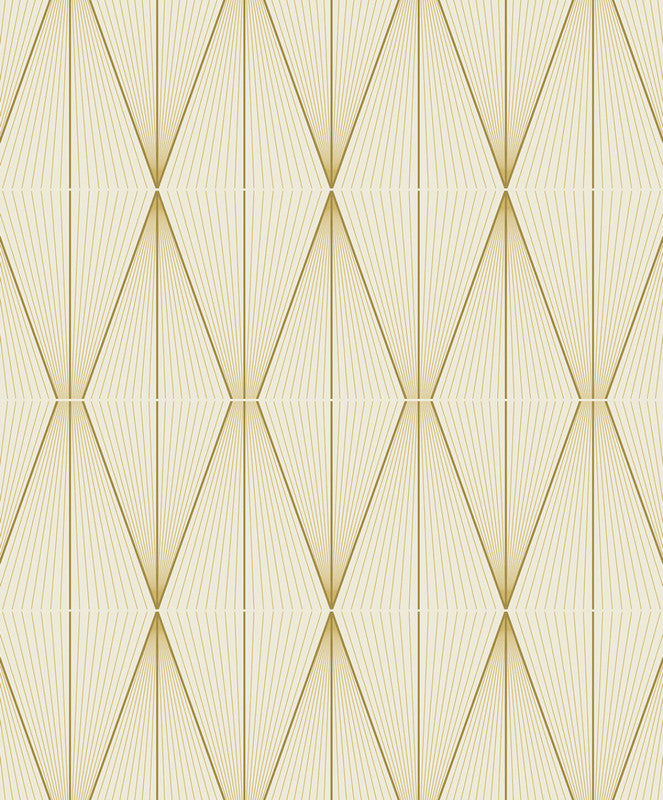media image for Geo Diamond Peel & Stick Wallpaper in Goldenrod 249