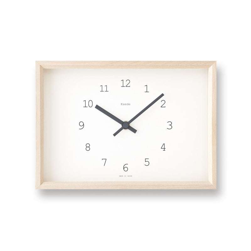 media image for kaede clock in white design by lemnos 1 267
