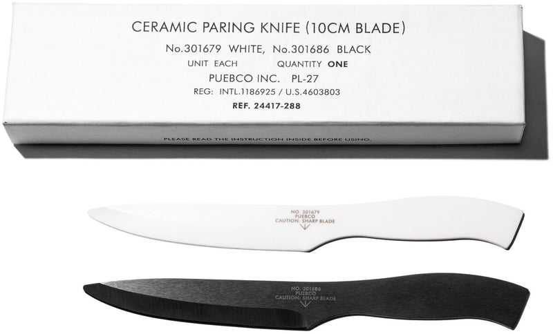 media image for ceramic paring knife in black design by puebco 3 228