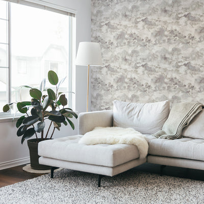 product image for Nara Grey Toile Wallpaper from the Scott Living II Collection by Brewster Home Fashions 88