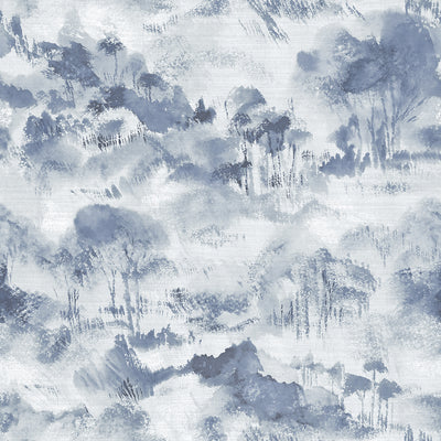 product image of sample nara indigo toile wallpaper from the scott living ii collection by brewster home fashions 1 548