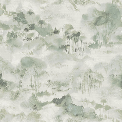 product image of sample nara sage toile wallpaper from the scott living ii collection by brewster home fashions 1 594
