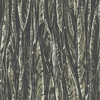 product image for Native Leaves Wallpaper in Black by Antonina Vella for York Wallcoverings 82