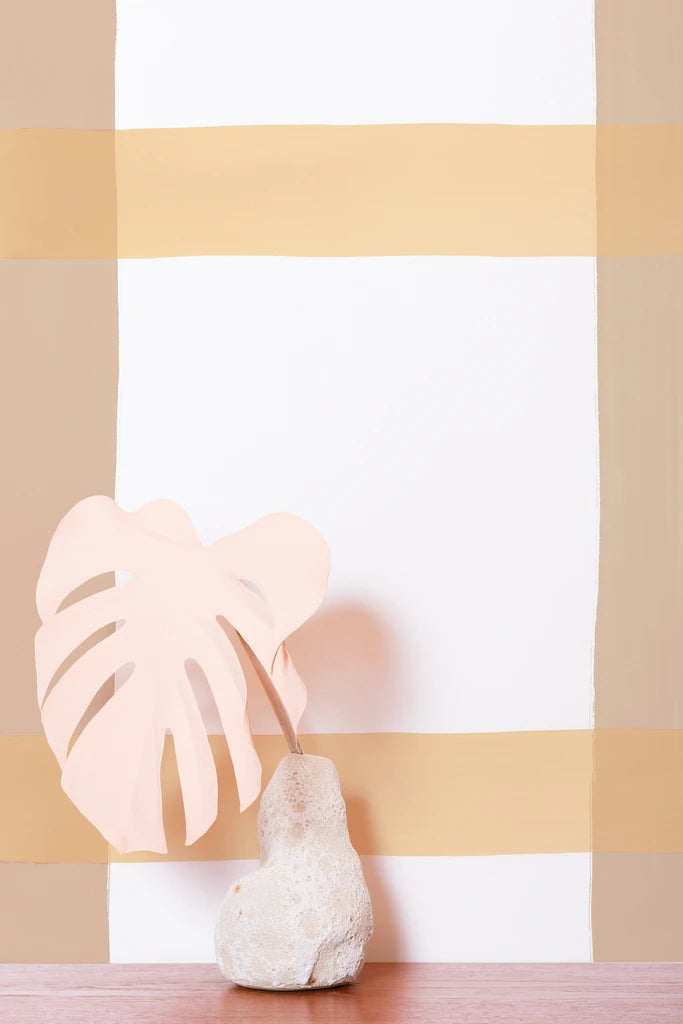 media image for Natural Gifts Wallpaper in Clay, Blush, and White by Thatcher Studio 246