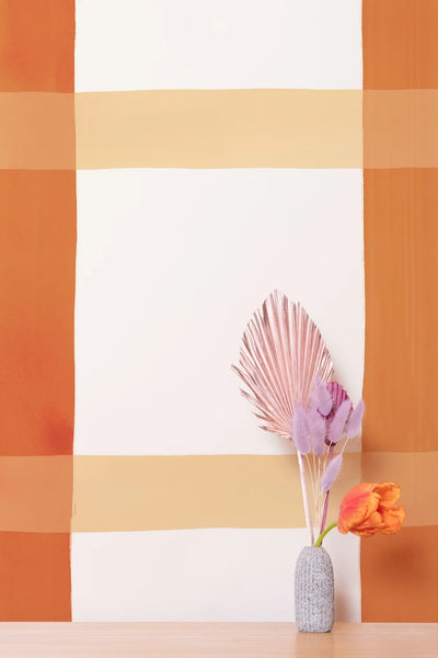 product image for Natural Gifts Wallpaper in Terra Cotta, Blush, and White by Thatcher Studio 27