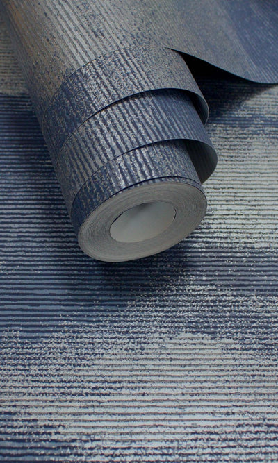 product image for Cloud-like Navy Textured Metallic Wallpaper by Walls Republic 24