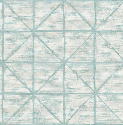 product image for Ness Wallpaper in Aqua from the Lugano Collection by Seabrook Wallcoverings 44