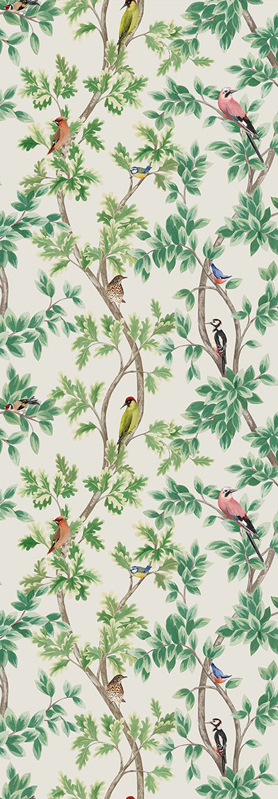media image for Netherfield Wallpaper in Ivory and Leaf from the Mansfield Park Collection by Osborne & Little 275