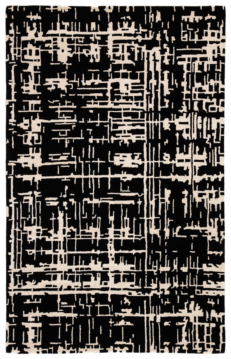 media image for cln16 pals handmade trellis black cream area rug design by jaipur 1 220