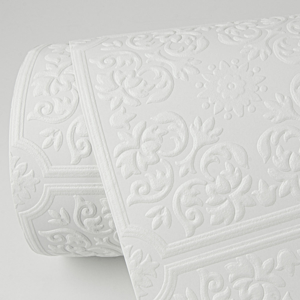 Shop Nico White Tin Ceiling Square Paintable Wallpaper by Brewster Home