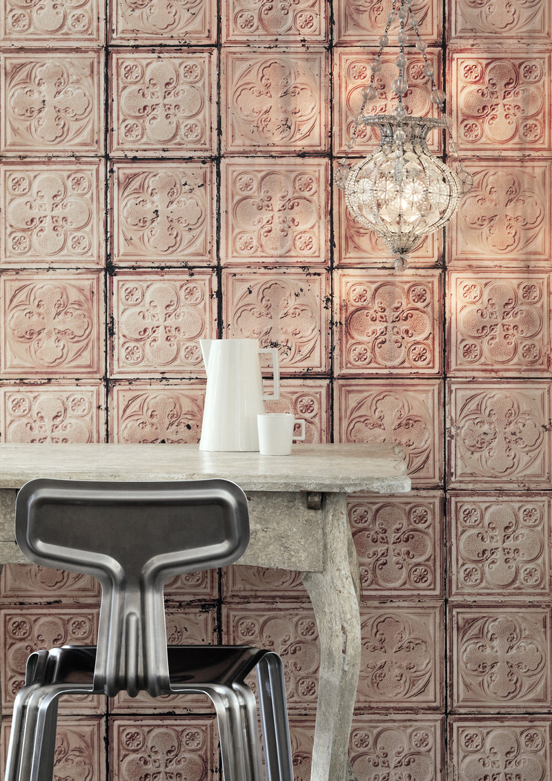 media image for No. 6 Brooklyn Tins Wallpaper design by Merci for NLXL Wallpaper 296
