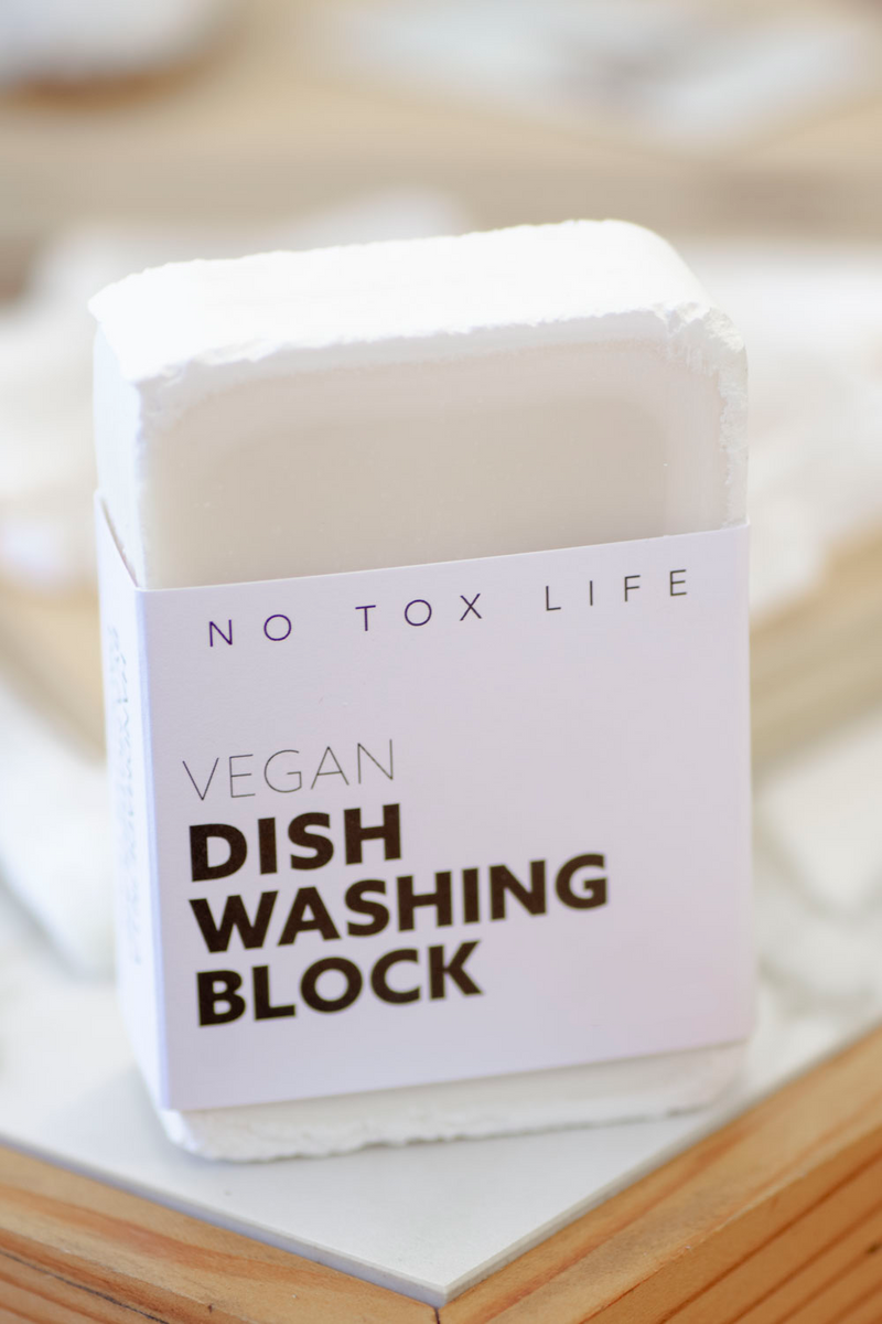 media image for Dish Block - Zero Waste Dish Washing Bar - Free of Dyes and Fragrance by No Tox Life 299