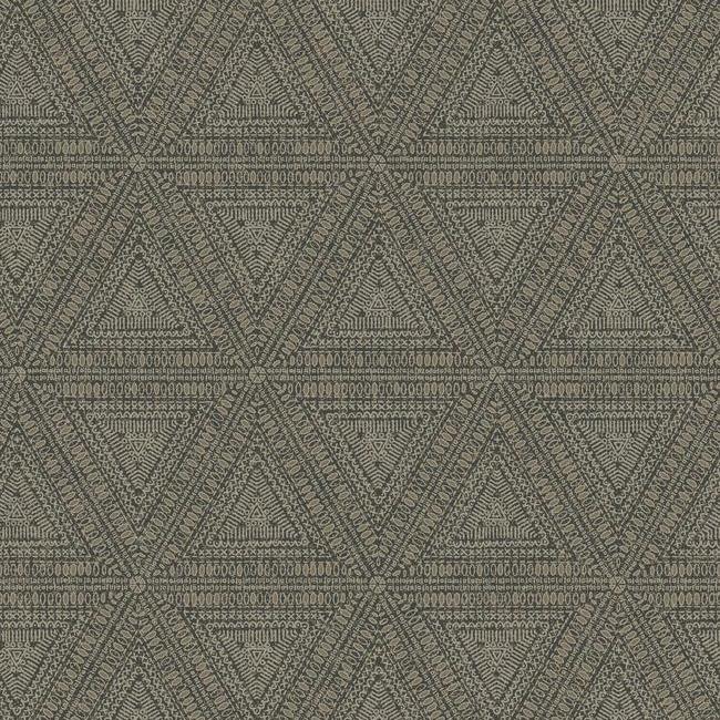 media image for sample norse tribal wallpaper in brown and beige from the norlander collection by york wallcoverings 1 25