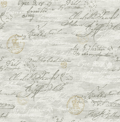 product image of sample nouveau calligraphy wallpaper in heather from the nouveau collection by wallquest 1 540