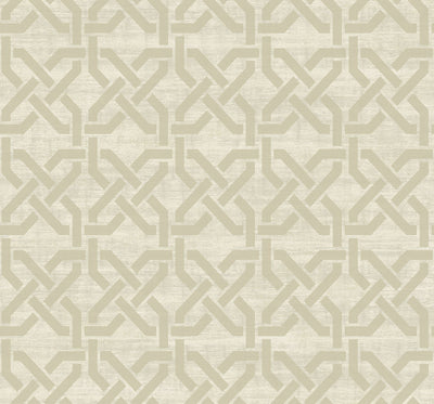 product image of sample nouveau trellis wallpaper in camel from the nouveau collection by wallquest 1 535
