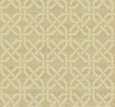 product image for Nouveau Trellis Wallpaper in Gilded from the Nouveau Collection by Wallquest 95