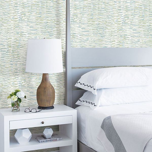 media image for Nuance Abstract Texture Wallpaper in Blue from the Celadon Collection by Brewster Home Fashions 242