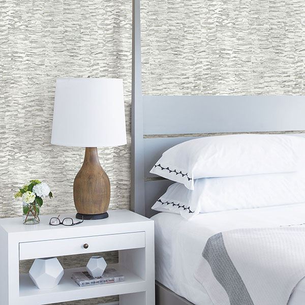 media image for Nuance Abstract Texture Wallpaper in Grey from the Celadon Collection by Brewster Home Fashions 23