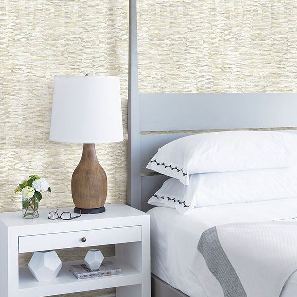 media image for Nuance Abstract Texture Wallpaper in Yellow from the Celadon Collection by Brewster Home Fashions 299
