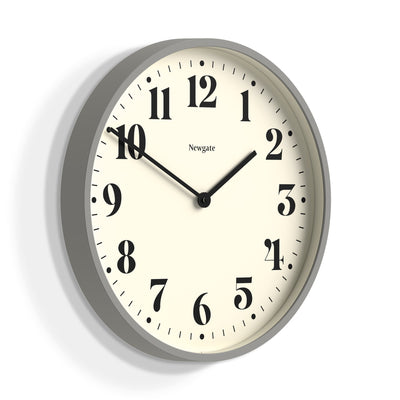 product image for number two theatre dial posh grey wall clock by newgate numtwo240pgy 2 58
