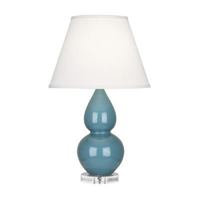 product image for steel blue glazed ceramic double gourd accent lamp by robert abbey ra ob10 8 38