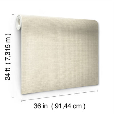 product image for Tatami Weave Wallpaper in Natural Cream 51