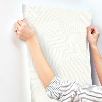 product image for Dotted Maze Wallpaper in White 52