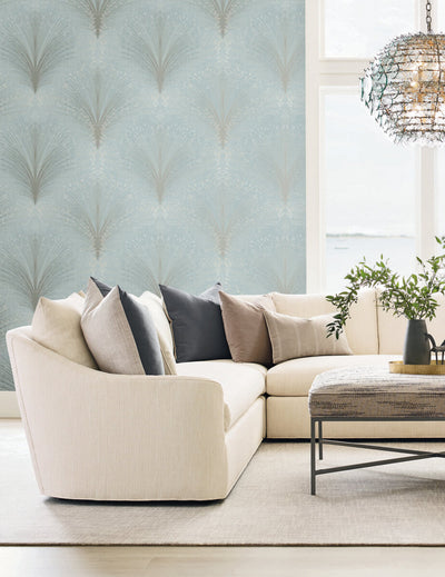 product image for Papyrus Plume Wallpaper in Sky Blue 62