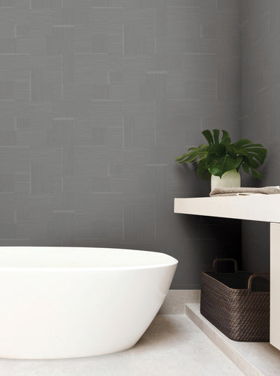 product image for Contour Wallpaper in Gunmetal 84