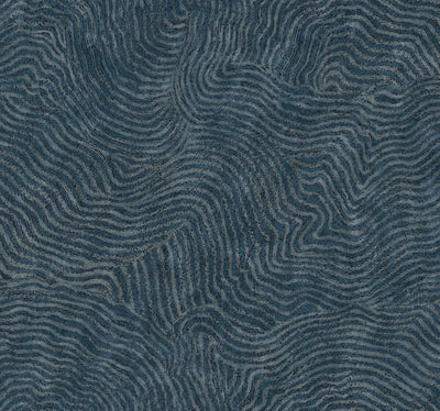 product image for Modern Wood Wallpaper in Indigo 88