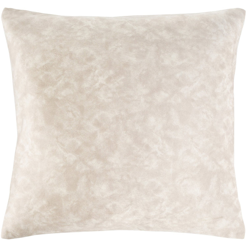 media image for Collins OIS-001 Velvet Square Pillow in Khaki & Cream by Surya 246