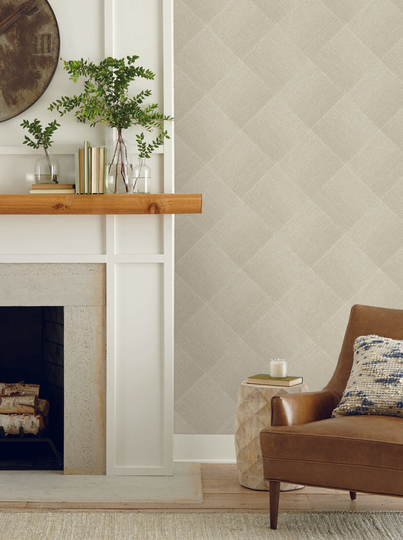 media image for Channel Oat Wallpaper from the Magnolia Open Sheet Collection by Joanna Gaines 213