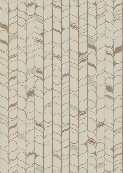 product image of Perfect Petals Wallpaper in Beige/Gold by Candice Olson for York Wallcoverings 588