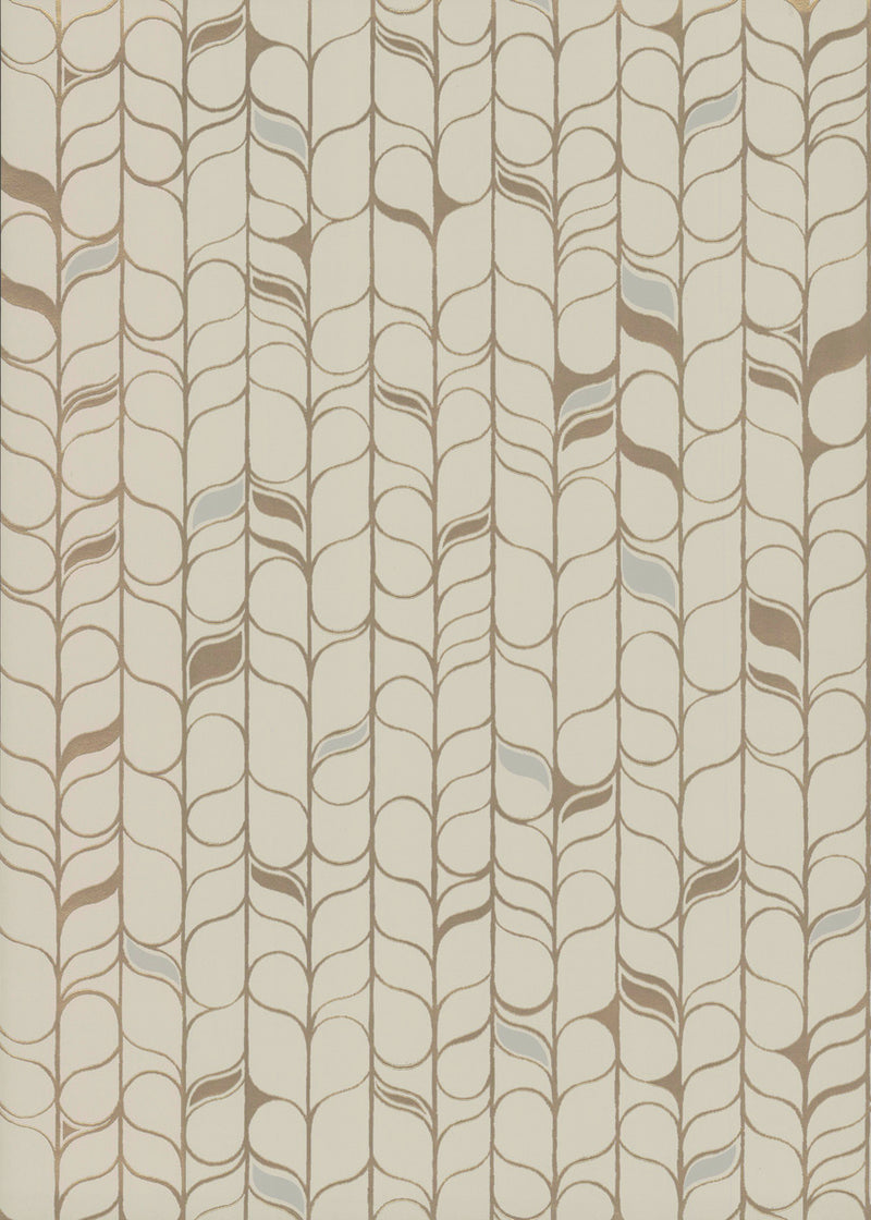 media image for Perfect Petals Wallpaper in Beige/Gold by Candice Olson for York Wallcoverings 20