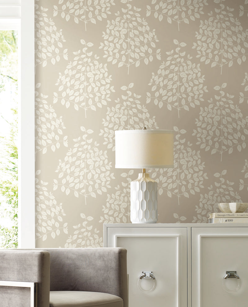 media image for Tender Wallpaper in Pearl Taupe by Candice Olson for York Wallcoverings 262