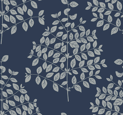 product image of sample tender wallpaper in navy silver by candice olson for york wallcoverings 1 561