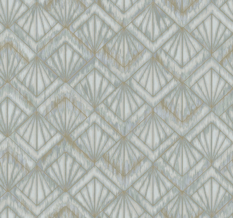 media image for Modern Shell Wallpaper in Blue/Grey by Candice Olson for York Wallcoverings 229